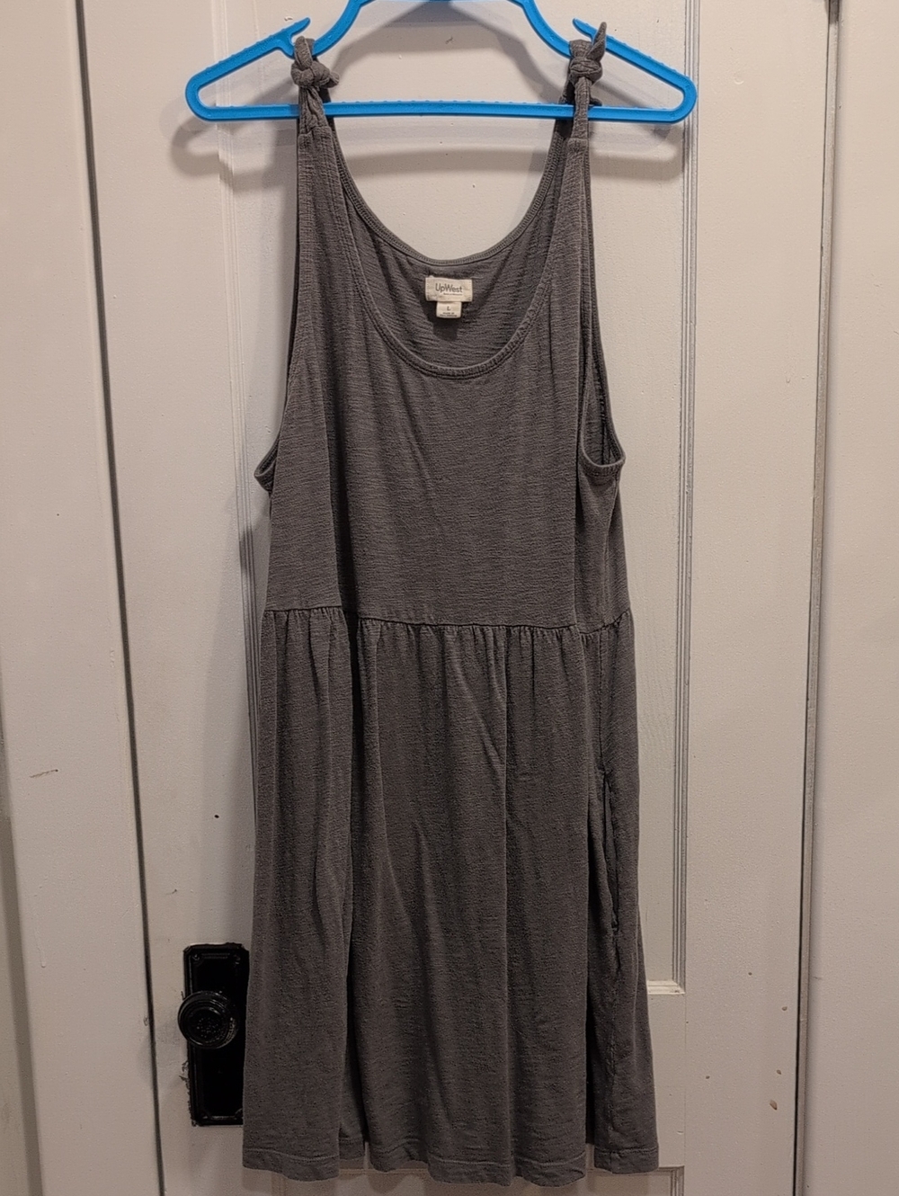 Gray UpWest Lounge Dress - 100% Cotton